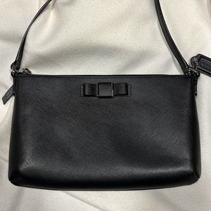 Coach Saffiano Black Crossbody Purse